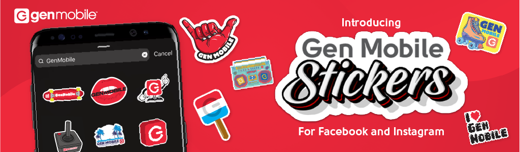 Free Gen Mobile Stickers for Facebook, Instagram, and Other Social Media Apps | Gen Mobile