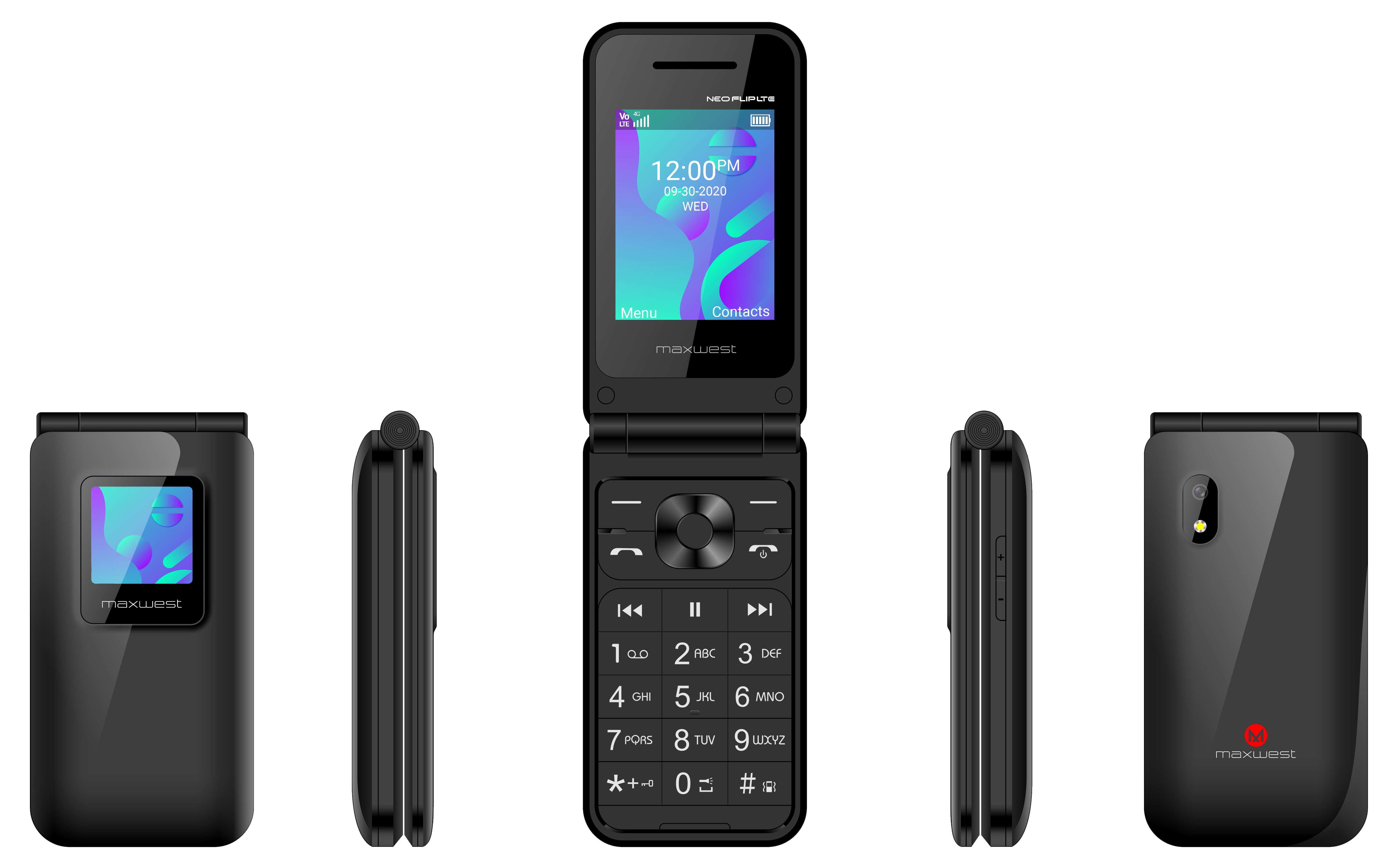 Shop Flip Phones - Maxwest Neo Flip | Gen Mobile