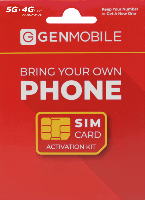 GSM Network SIM - 5 Pack
